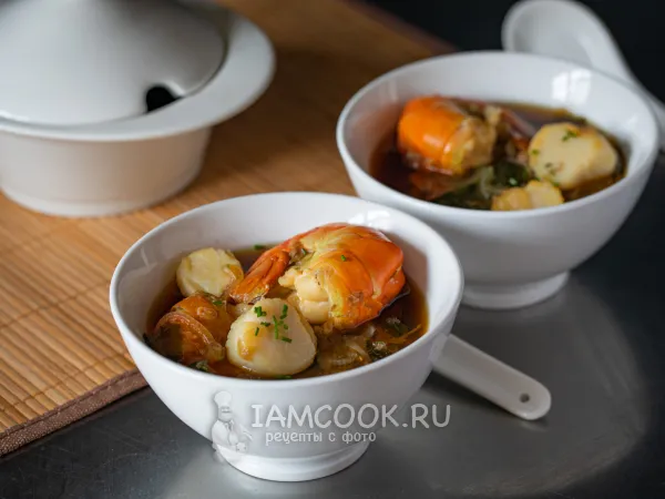 Фото блюда: Мисо суп с морепродуктами