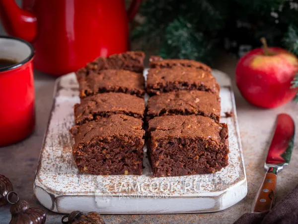 Фото блюда: Брауни с яблоками