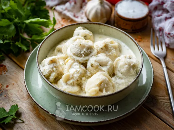 Фото блюда: Пельмени в аэрогриле