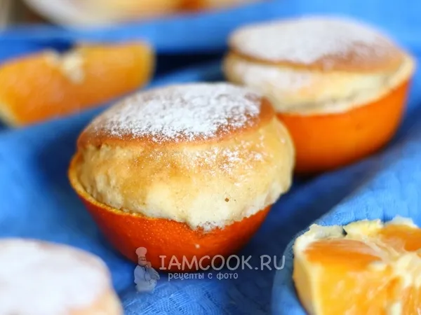 Фото блюда: Кексы в апельсиновой кожуре
