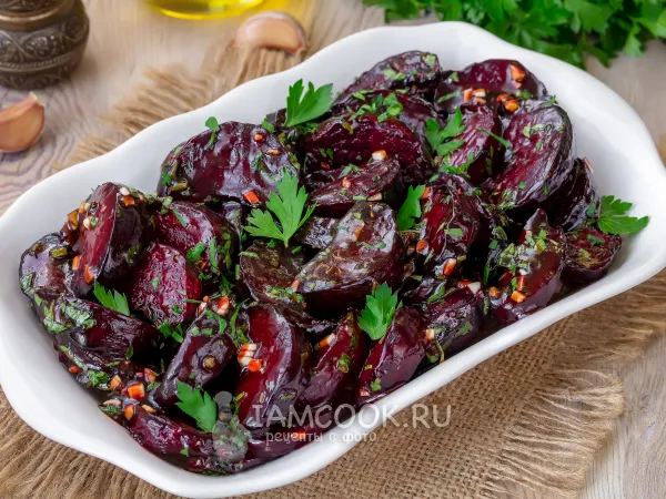 Фото блюда: Маринованная свекла быстрого приготовления