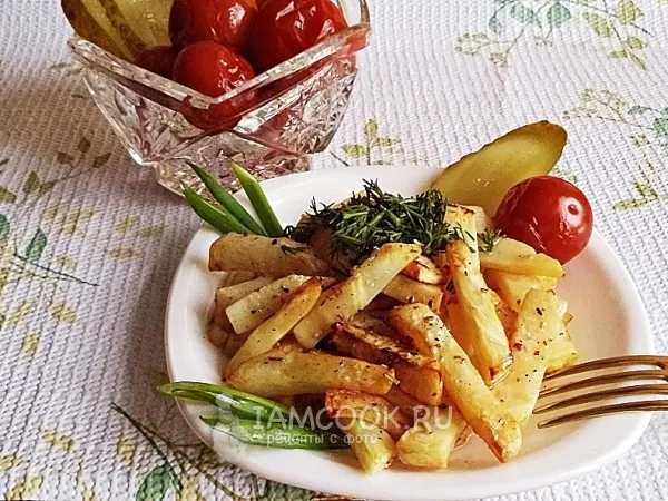 Фото блюда: Жареный сельдерей