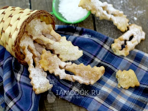 Фото блюда: Тонкий хрустящий хворост