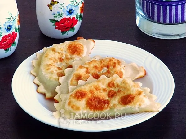 Фото блюда: Пирожки-гребешки с сыром и укропом