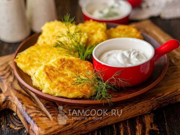 Фото блюда: Хашбраун с яйцом