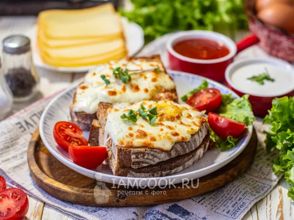 Фото блюда: Бутерброды с яйцом в аэрогриле