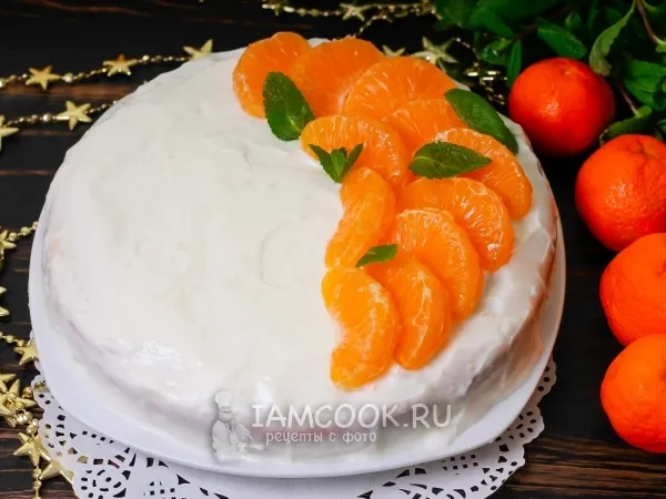 Фото блюда: Бисквитный торт в мультиварке