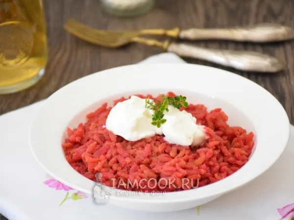 Фото блюда: Свекольное ризотто