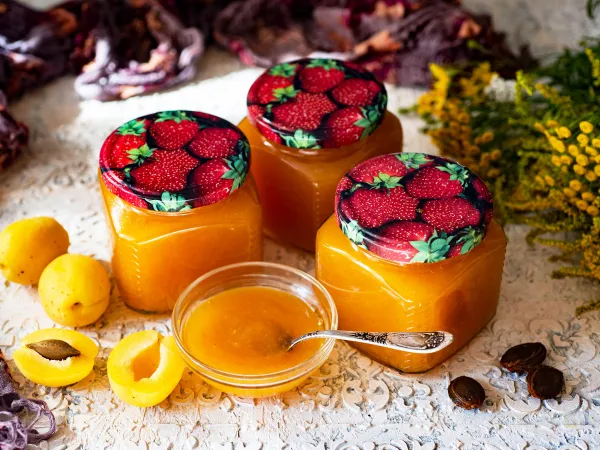 Фото блюда: Джем из абрикосов с апельсином и лимоном на зиму