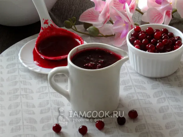 Фото блюда: Клюквенный сироп