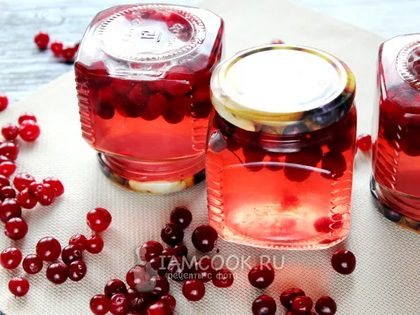 Фото блюда: Компот из клюквы на зиму