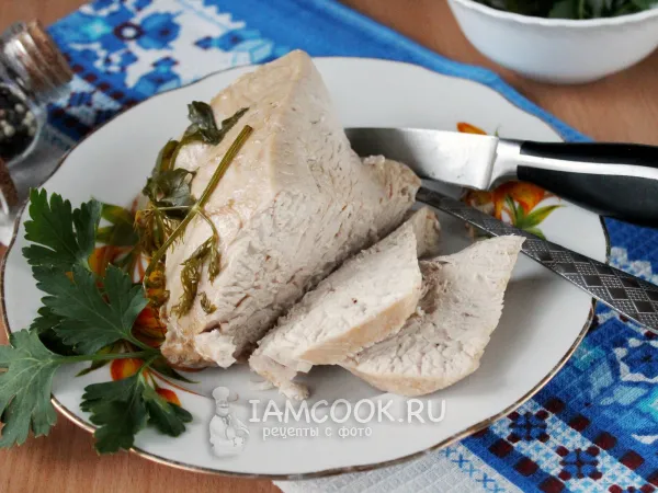 Фото блюда: Мясо индейки в пароварке