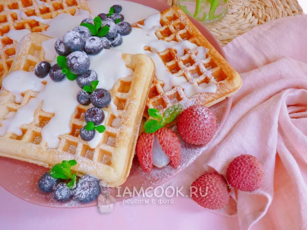 Фото блюда: Бельгийские вафли «Брюссельские»