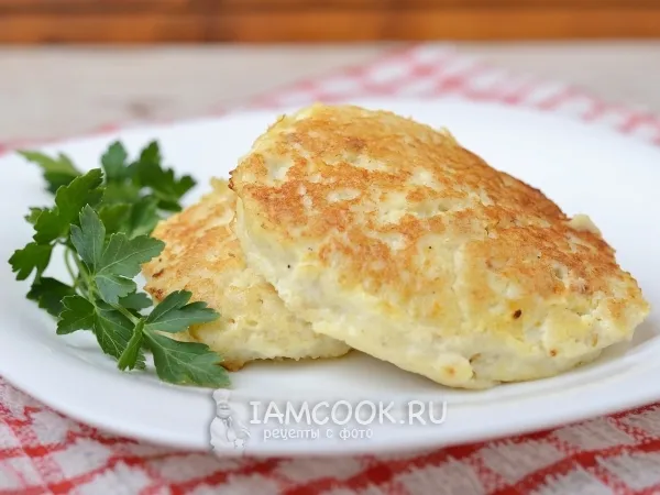 Фото блюда: Рыбные котлеты с творогом по Дюкану