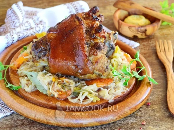 Фото блюда: Рулька в пиве