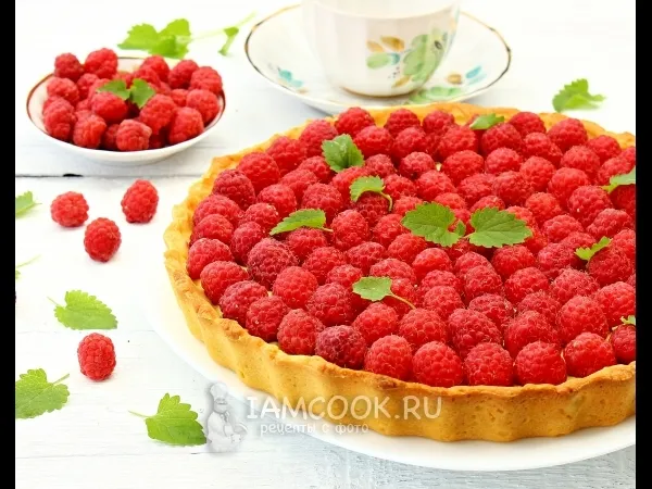 Фото блюда: Тарт с малиной