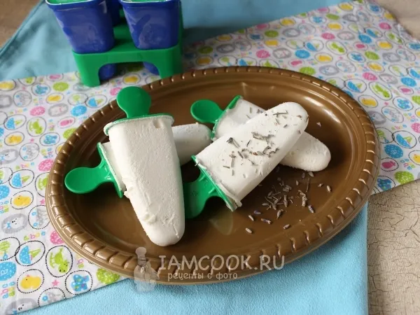 Фото блюда: Лавандовое мороженое