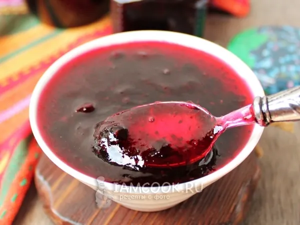 Фото блюда: Варенье-желе из чёрной смородины