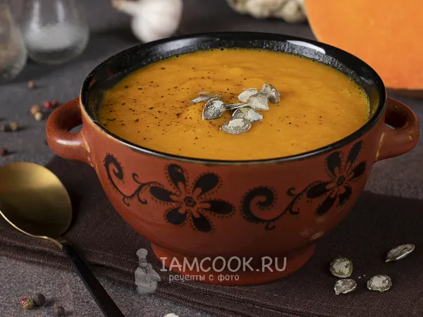 Фото блюда: Суп-пюре из тыквы и цветной капусты