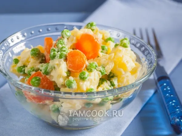 Фото блюда: Аргентинский салат «Ensalada rusa»