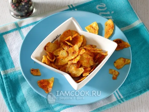Фото блюда: Чипсы в микроволновке