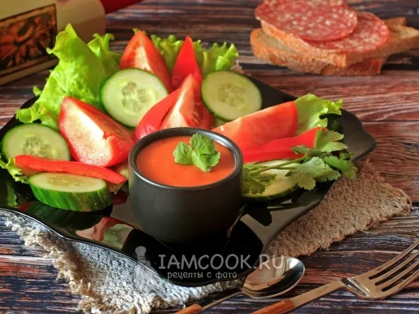 Фото блюда: Салатная заправка по-американски