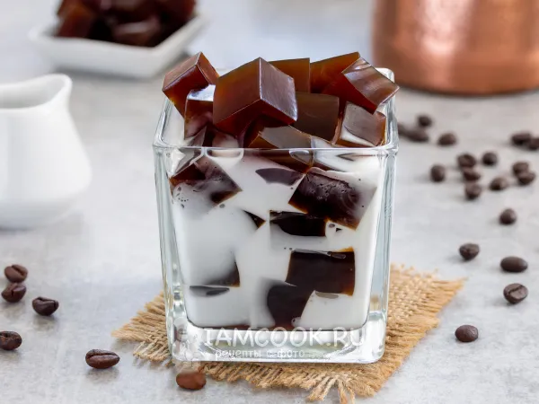 Фото блюда: Кофейное желе (японский десерт)