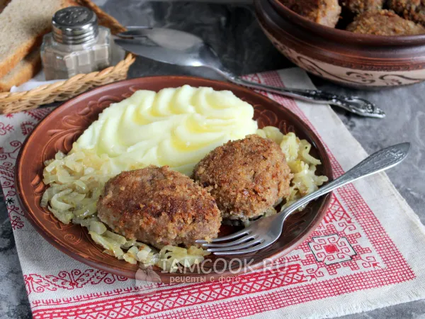 Фото блюда: Котлеты из лосятины