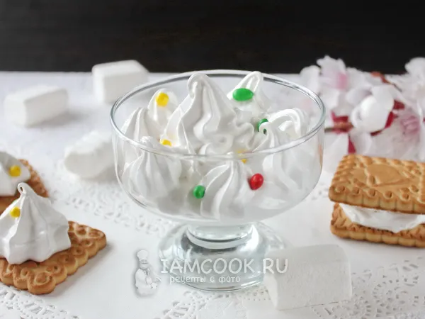 Фото блюда: Крем из маршмеллоу для торта