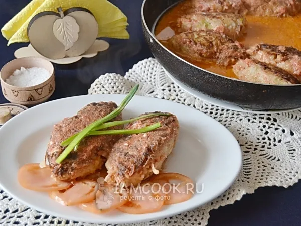 Фото блюда: Ленивые голубцы на сковороде