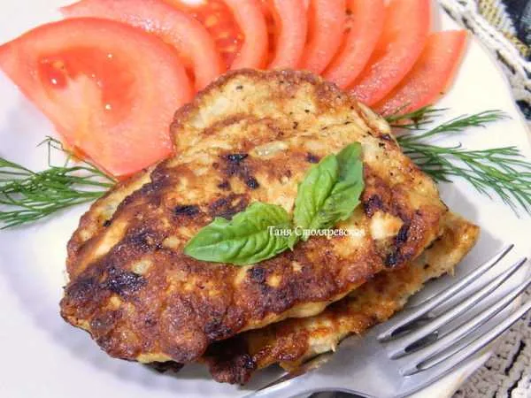 Фото блюда: Куриные котлеты с отрубями