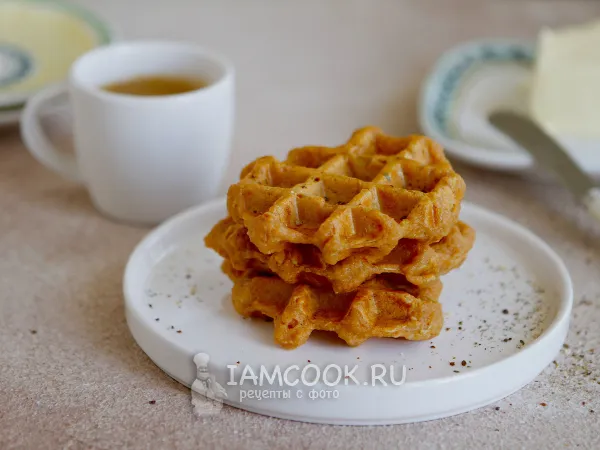 Фото блюда: ПП вафли из чечевицы