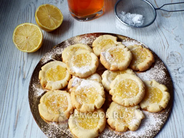 Фото блюда: Печенье с лимонным курдом