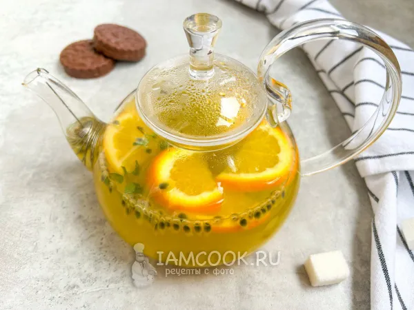 Фото блюда: Чай с маракуйей