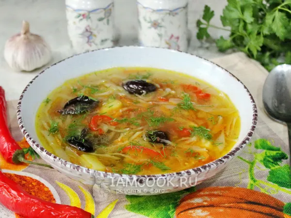 Фото блюда: Щи с черносливом