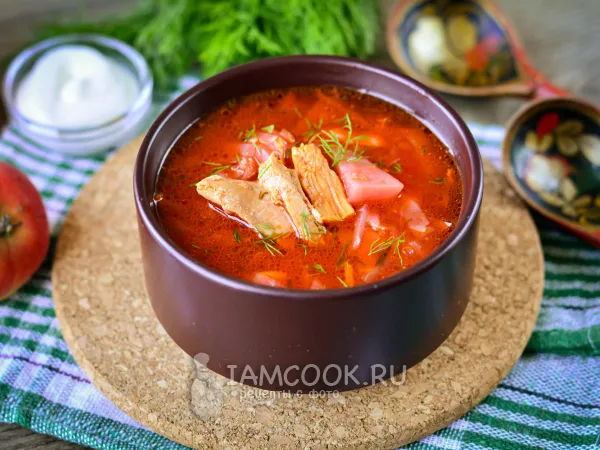 Фото блюда: Борщ с яблоками