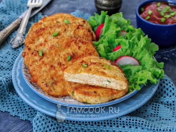 Фото блюда: Куриные биточки из фарша