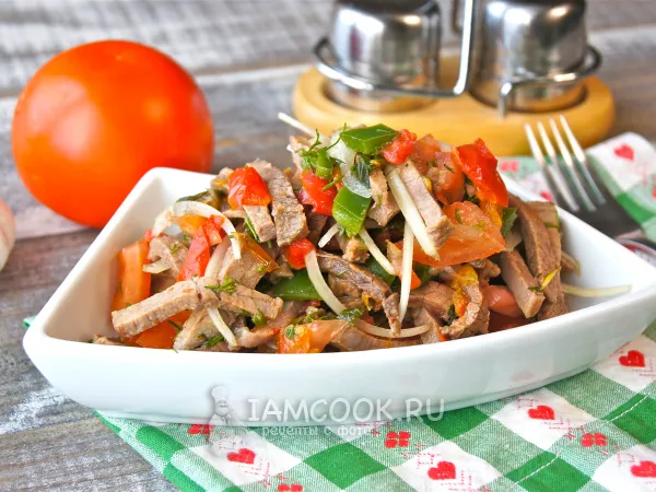 Фото блюда: Мексиканский салат с говядиной