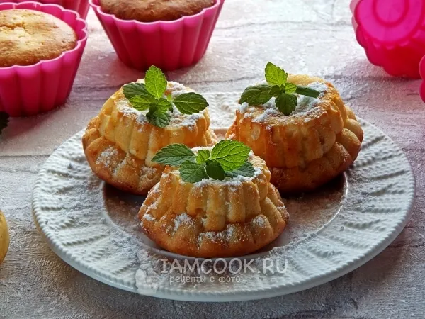 Фото блюда: Сырники с бананом в духовке