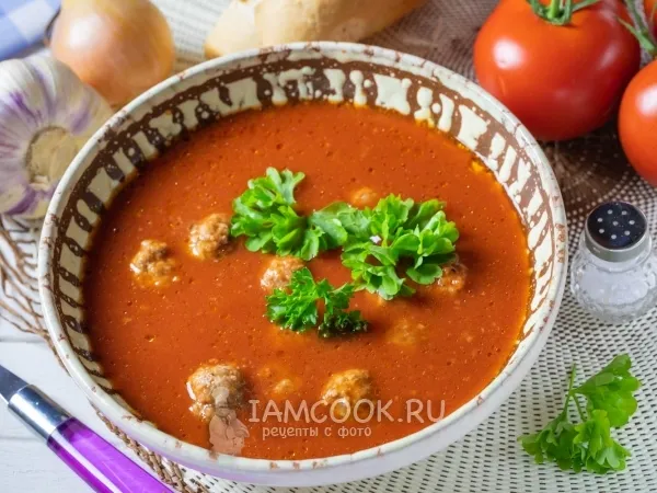 Фото блюда: Фрикадельки в микроволновке