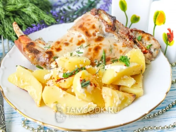 Фото блюда: Кролик в кефире в духовке