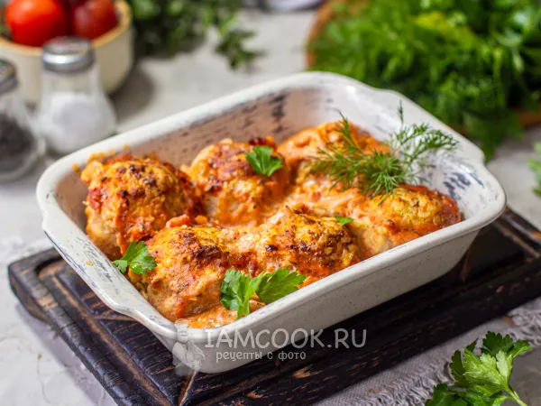 Фото блюда: Тефтели в соусе в аэрогриле