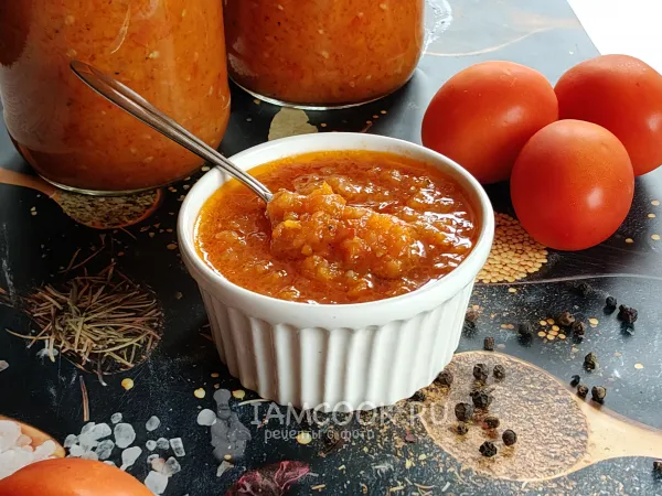 Фото блюда: Икра из помидоров на зиму