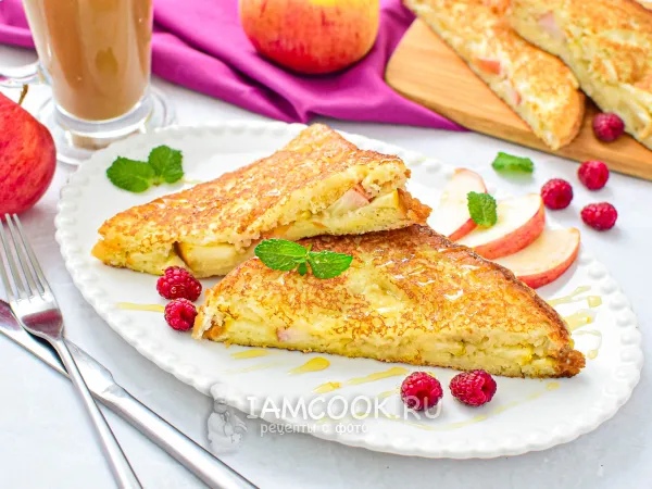 Фото блюда: Сэндвичи с яблоками