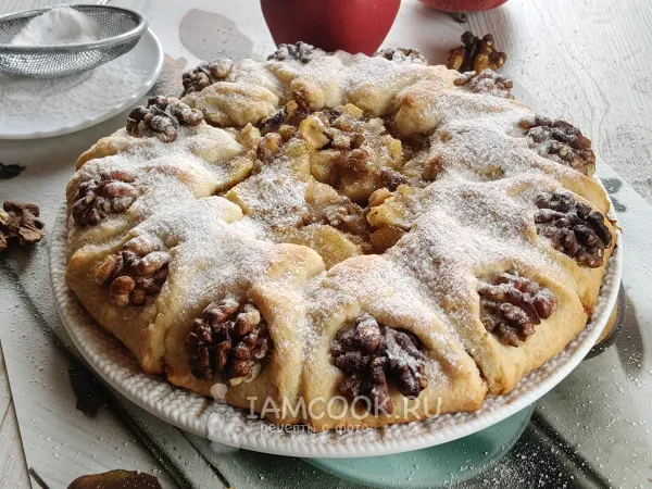Фото блюда: Яблочно-ореховый тарт