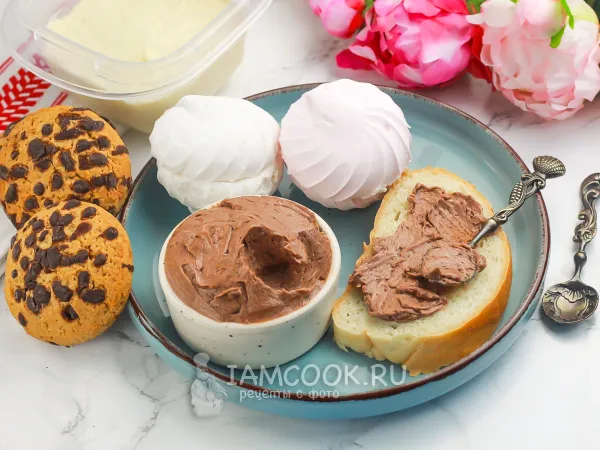 Фото блюда: Домашнее шоколадное масло из сливочного масла