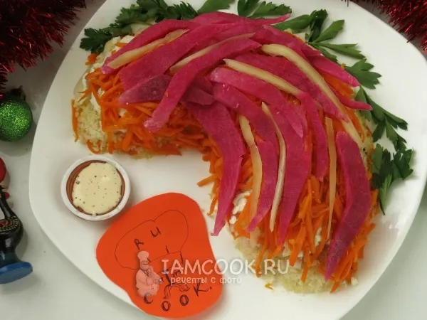 Фото блюда: Салат «Хвост петуха»