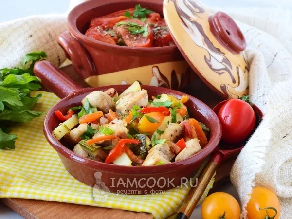 Фото блюда: Рагу овощное с мясом и картошкой