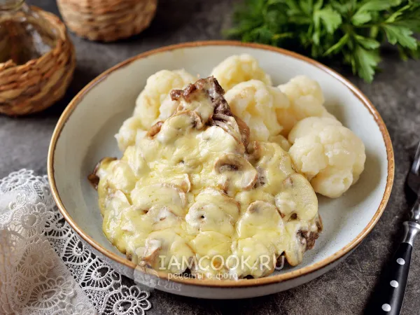 Фото блюда: Мясо по-французски на сковороде из говядины