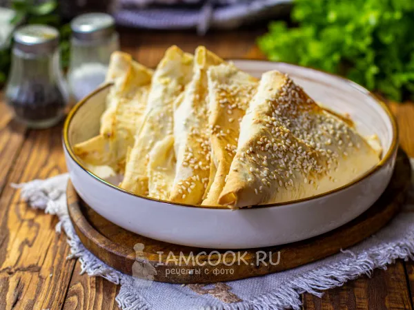 Фото блюда: Лаваш с творогом в аэрогриле
